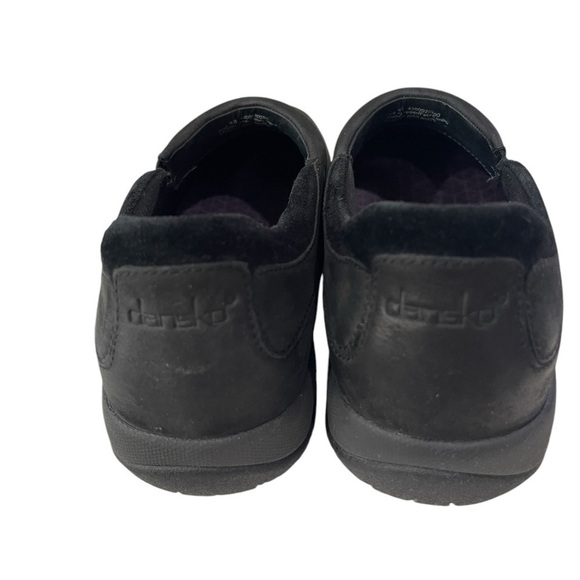 Dansko Women’s Euro size 38 U.S. Size 7.5-8 Style Patti Black Nubuk Vibram soft - Picture 4 of 7